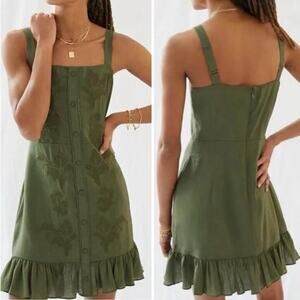 Anthropologie x Mare Mare Floral Embroidered Mini Dress